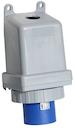Surface inlet, 6h, 125A, IP67, 2P+E