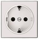 Накладка розетки SCHUKO Sky Niessen (2P+E, белая)