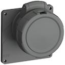 Panel mounted socket outlets, 2P+E, 16A, Optional voltage V