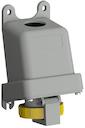 Surface socket-outlet, 4h, 32A, IP67, 2P+E