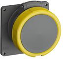 Panel mounted socket outlets, 3P+E, 32A, 100 … 130 V