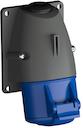 Surface socket-outlet, 6h, 16A, IP44, 2P+E