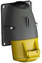 Surface socket-outlet, 4h, 16A, IP44, 3P+E