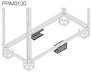 2 galv.sheet interm. plinths  h=100mm