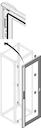 ip65 gl.door 12 din h=1800mm w=400mm