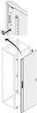 blind door ip40 h=1800 w=750mm