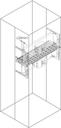 horizontal shelf w=1000mm