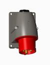 Surface inlet, 6h, 16A, IP44, 3P+E