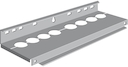 Cable entries with holes for ring-flanges, divided .
