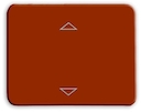 Клавиша для механизма электронного выключателя Busch-Jalousiecontrol 6411 U-101, 6411 U/S-101, 6418 U, реле 6402 U, серия alpha exclusive янтарь