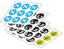 Наклейка d12мм N (490шт)