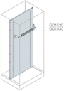DINрейка с кронштейнами 24DIN-мод,L=600