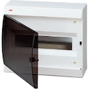 UNIBOX бокс настенный 12М прозр.дверь белый (с клемм)