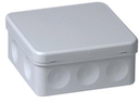 Коробка разветвительная, квадратная, 104х104 мм IP 55, серая