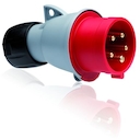 Вилка кабельная ICAT 416-P1, 16А, 3P+N+E, IP44, 1ч