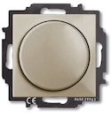 Механизм светорегулятора Busch-Dimmer с центральной платой, 60-400 Вт, серия Basic 55, цвет шампань