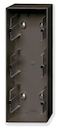 Коробка для открытого монтажа, 3-постовая, серия Basic 55, цвет château-black