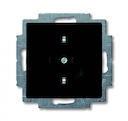 Розетка SCHUKO 16А 250В, серия Basic 55, цвет château-black