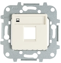 Розетка телекоммуникационная на 8 контактов, 2-модульная, тип RJ45e, категория 5e, серия Stylo/(Re)stylo, цвет альпийский белый