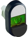 White/Black Modular Double Pushbutton