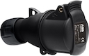 Розетка кабельная ICAT 216-C6B, 16А, 2P+E, IP44, 6ч, черный, для шоу-бизнеса