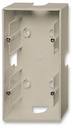 Коробка для открытого монтажа, 2-постовая, серия Basic 55, цвет шампань