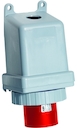 Surface inlet, 6h, 32A, IP67, 3P+E