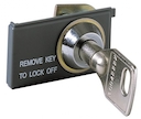 Блокировка выключателя в разомкнутом состоянии KEY LOCK E1/6 new - одинаковые ключи N.20005