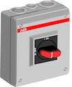 Рубильник в боксе OTP25B6P до 25A 6-полюсный, резьба 4xPg21+2хPg 11