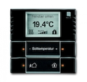 6124/01-81-500 Терморегулятор KNX с дисплеем, антрацит