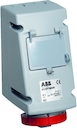 Socket-outlet with MCB, 6h, 32A, IP67, 3P+N+E
