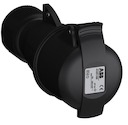 Розетка кабельная Easy<(>&<)>Safe 432EC6B,32А,3P+N+E,IP44,6ч, черн