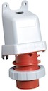 Вилка для монтажа на поверхность 332BS3W, 32A, 3P+E, IP67, 3ч