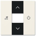 ABB Basic 55 Шале (бел) Накладка терморегулятора free@home