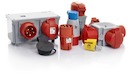 ABB 2 розетки с/з пластиковый корпус 2210L, 2P+E, IP44, 10/16A, 250В