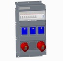 Бокс MPR32/1 с розетками в сборе, IP44, пластик