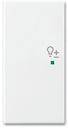 ABB Basic 55 Альпийский белый Клавиша двойная левая free@home, светорегулятор