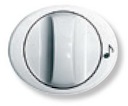 ABB TACTO Накладка (центральная плата) для механизма управления громкостью 8159.3(5), антрацит