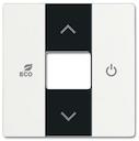 Сенсорная клавиша для информационной шины цвет белый глянцевая ABB Free@home домофоны