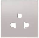 Накладка розетки 8138, серия SKY, цвет серебряный