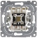 ABB Механизм одноклавишного выключателя, 2-полюсного, 16А/250В 2 дополнительные клеммы