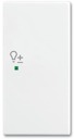ABB Basic 55 Альпийский белый Клавиша двойная правая free@home, светорегулятор