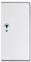 ABB Future SRL-2-R-83 Клавиша двойная правая free@home, освещение, серебристый алюминий