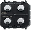 ABB Zenit SBA-F-2.1.PB.1 Сенсор 2-клавишный/активатор жалюзи 1-канальный free@home