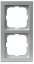 ABB Impressivo Рамка 2-постовая, , алюминий