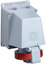 Розетка силовая (CEE) 32А 4Р 6ч 220-230 В (50+60 ГЦ) СИНЯЯ пластик IP67 ABB CUHV