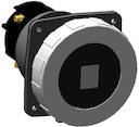 Розетка панельная с прямым унифицированным фланцем 2125RU6W LP, 125A, 2P+E, IP67, 6ч
