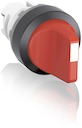 Переключатель M2SS2-10R (короткая ручка) красный 2-х позиционный без подсветки (только корпус) 90 град. с фиксацией