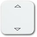 ABB Reflex SI Клавиша для электронного выключателя Busch-Jalousiecontrol 6411 U-101, 6411 U/S-101, 6418 U, реле 6402 U, альпийский белый