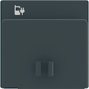 Центр. плата USB/Джек (Jack) с/у пластик антрацит IP20 ABB Future